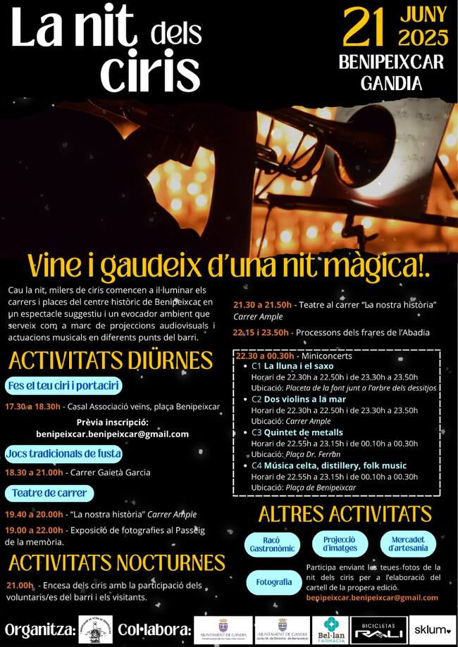 'Nit dels ciris' en Benipeixcar