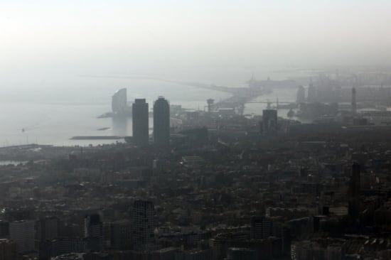 Vista aèria de Barcelona