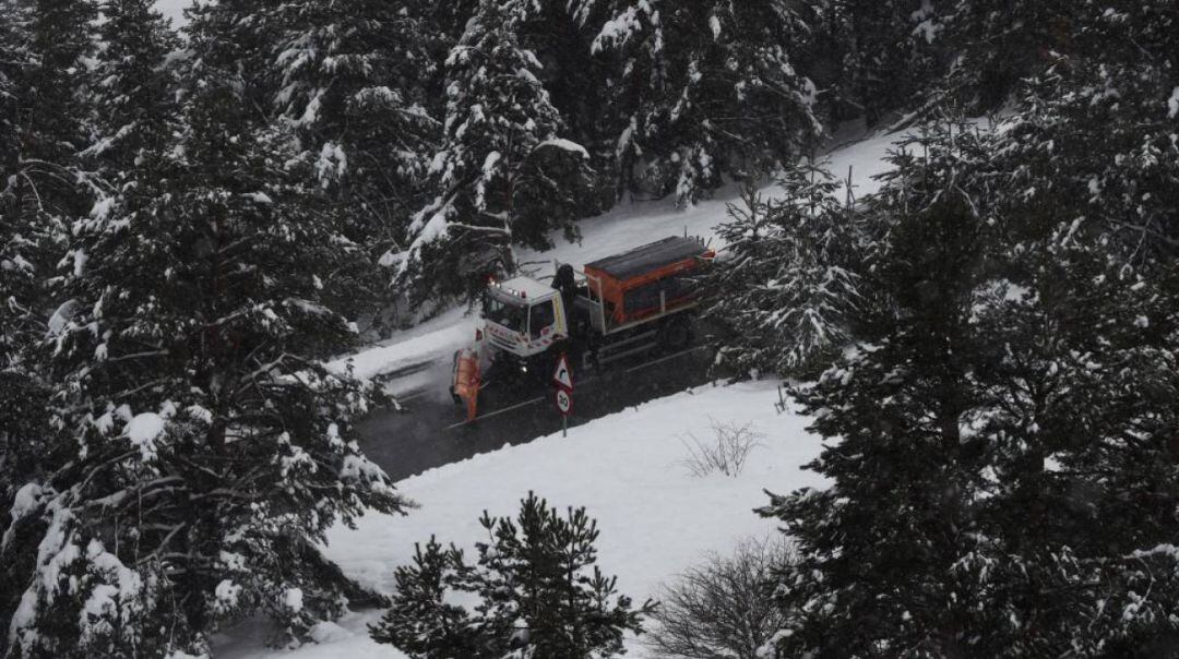 Temporal de nieve en Navarra