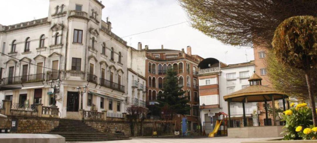 Plaza mayor de Villanueva del Arzobispo.