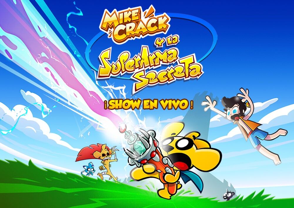 Espectáculo de Mikecrack en directo, basado en su serie de animación ‘Las perrerías de Mike’