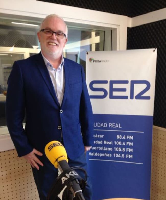 Casto Sánchez, en los estudios de SER Ciudad Real