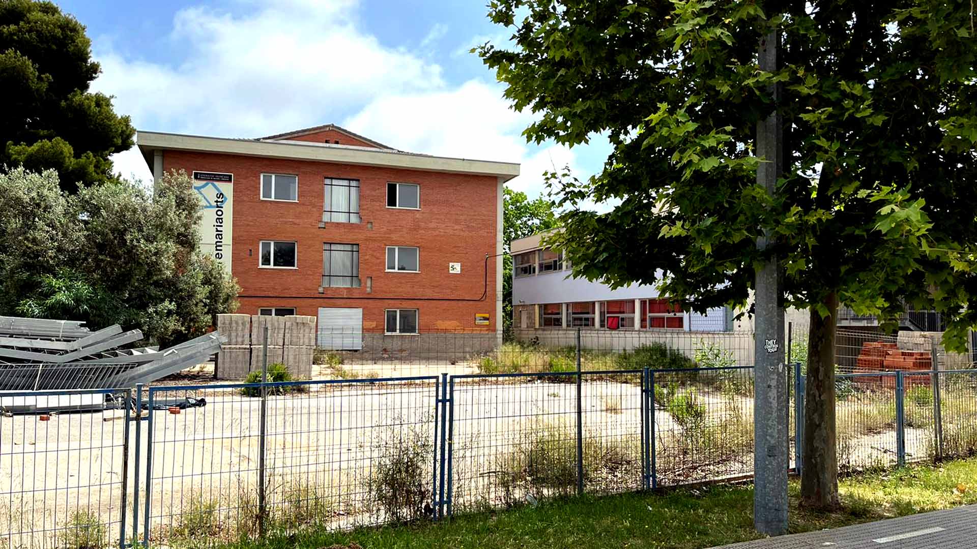 Estado actual de una parte del IES Pere Mª Orts y Bosch