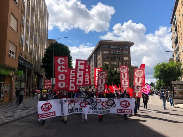 Manifestación del Primero de Mayo en Cuenca