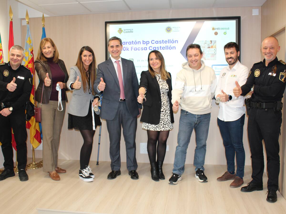 Cuenta atrás para Marató bp Castelló y 10k FACSA Castelló, que tendrá un dispositivo de seguridad formado por 232 personas