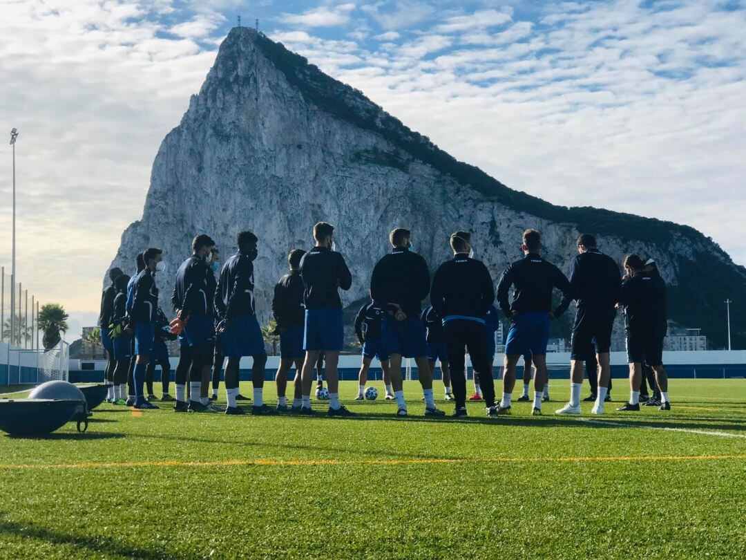 Un entreno de la Balona.