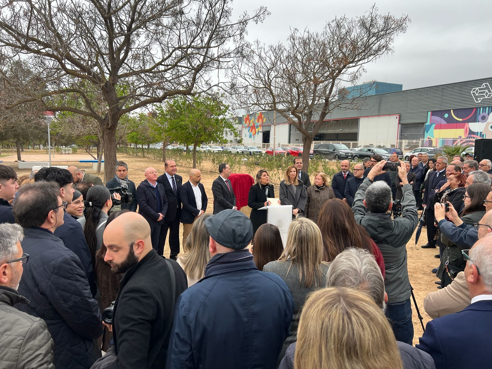Cartagena rinde tributo a la trayectoria de Javier Gómez Vizcaíno y José Ángel Díaz en el Polígono Cabezo Beaza
