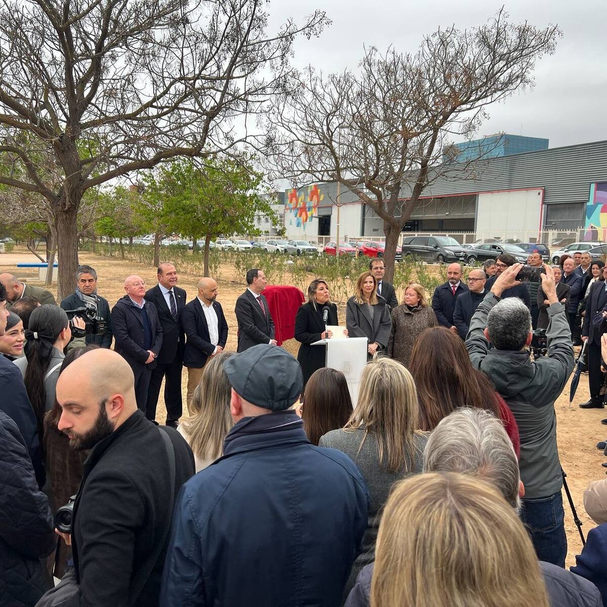 Cartagena rinde tributo a la trayectoria de Javier Gómez Vizcaíno y José Ángel Díaz en el Polígono Cabezo Beaza