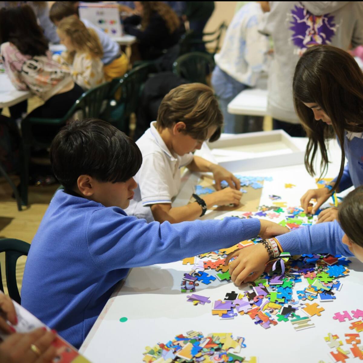 Casi 200 niños y niñas de diferentes colegios de la capital participan este viernes en el II Campeonato de Puzles “Ciudad de Toledo”