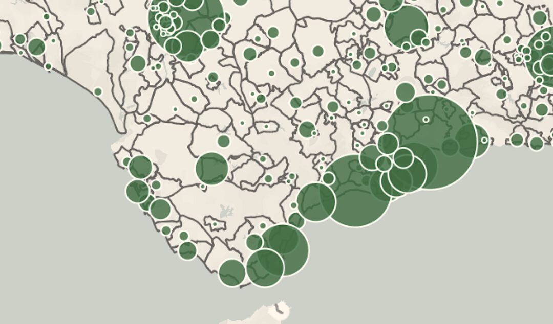 Mapa de incidencia