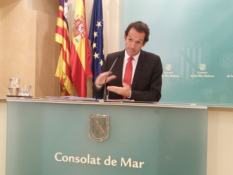 Marc Pons, portavoz del Ejecutivo, tras la reunión del Consell de Govern.