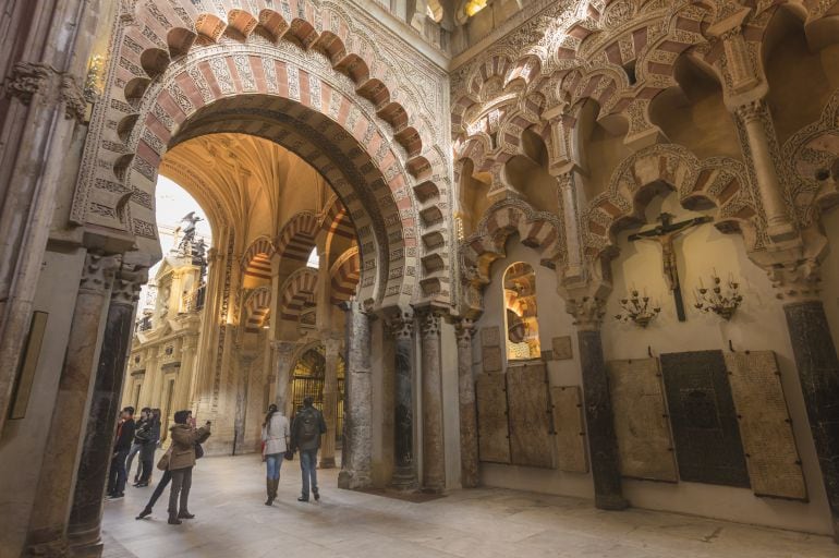 Interior de la Mezquita de Córdoba