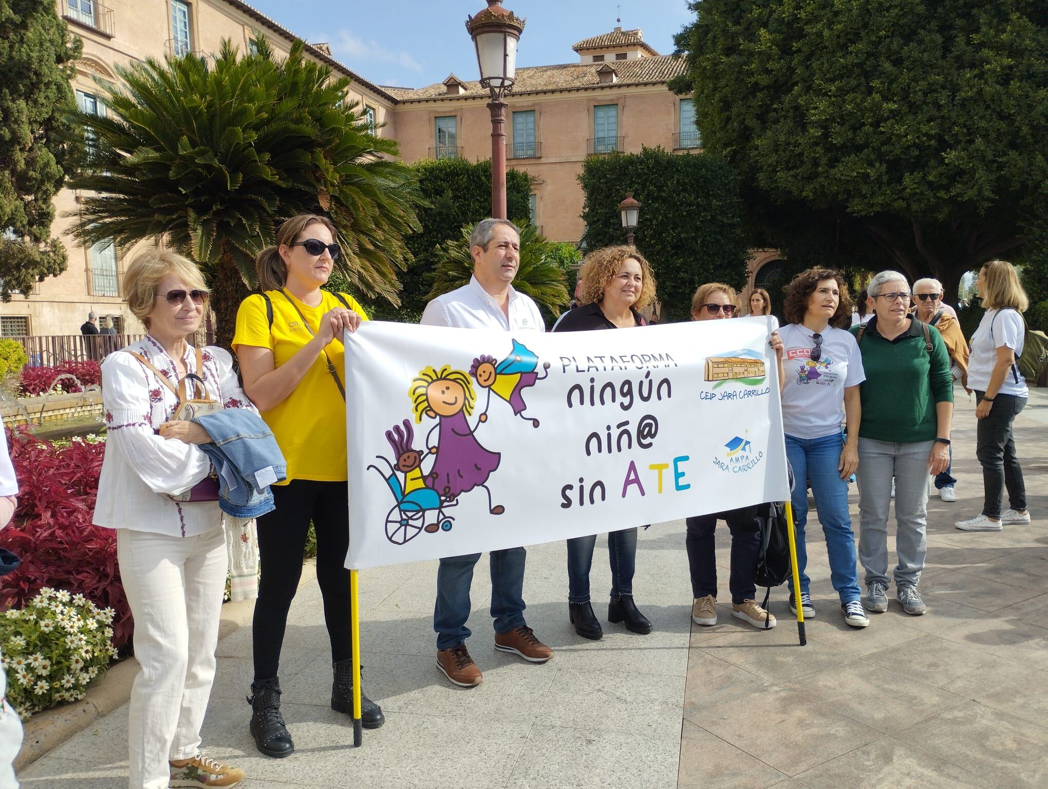 Concentración este sábado en Murcia de "Ningún niño sin ATE"
