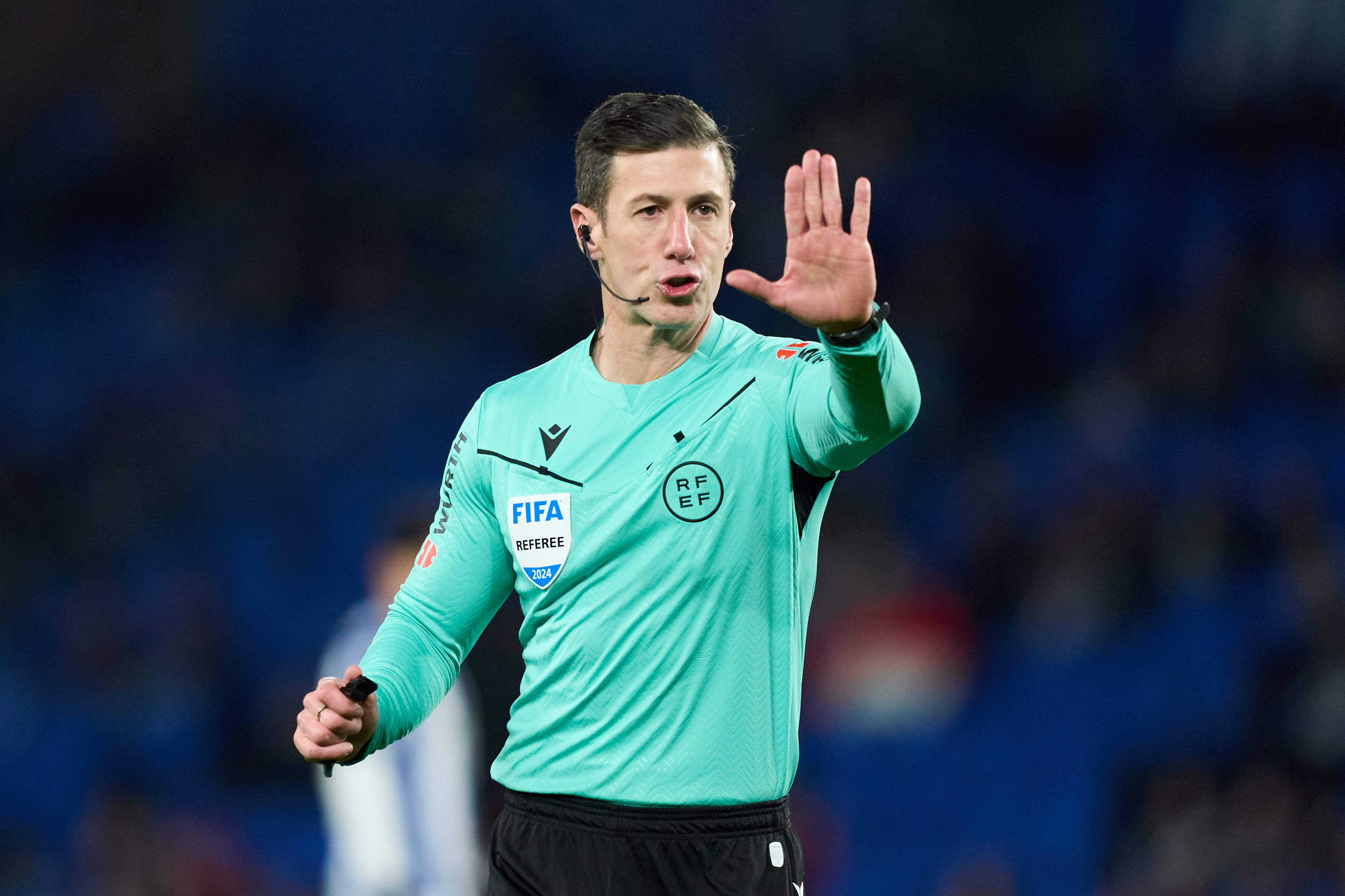 César Soto Grado será el encargado de arbitrar el Real Madrid-Atlético. (Juan Manuel Serrano Arce/Getty Images)