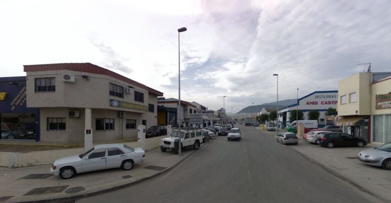 Calle Huelma del Polígono Industrial de Los Olivares de Jaén