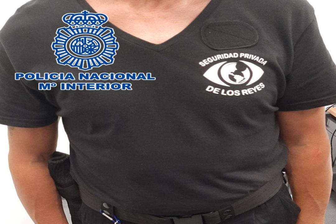 Uniforme de la empresa de Seguridad Privada falsa