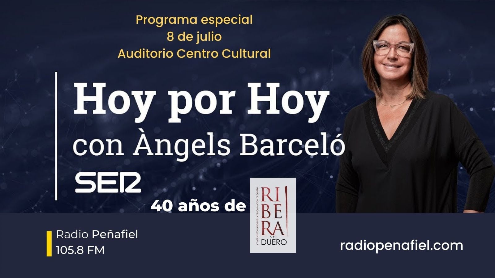 El Hoy por Hoy de Àngels Barceló se emite desde Peñafiel el próximo 8 de julio