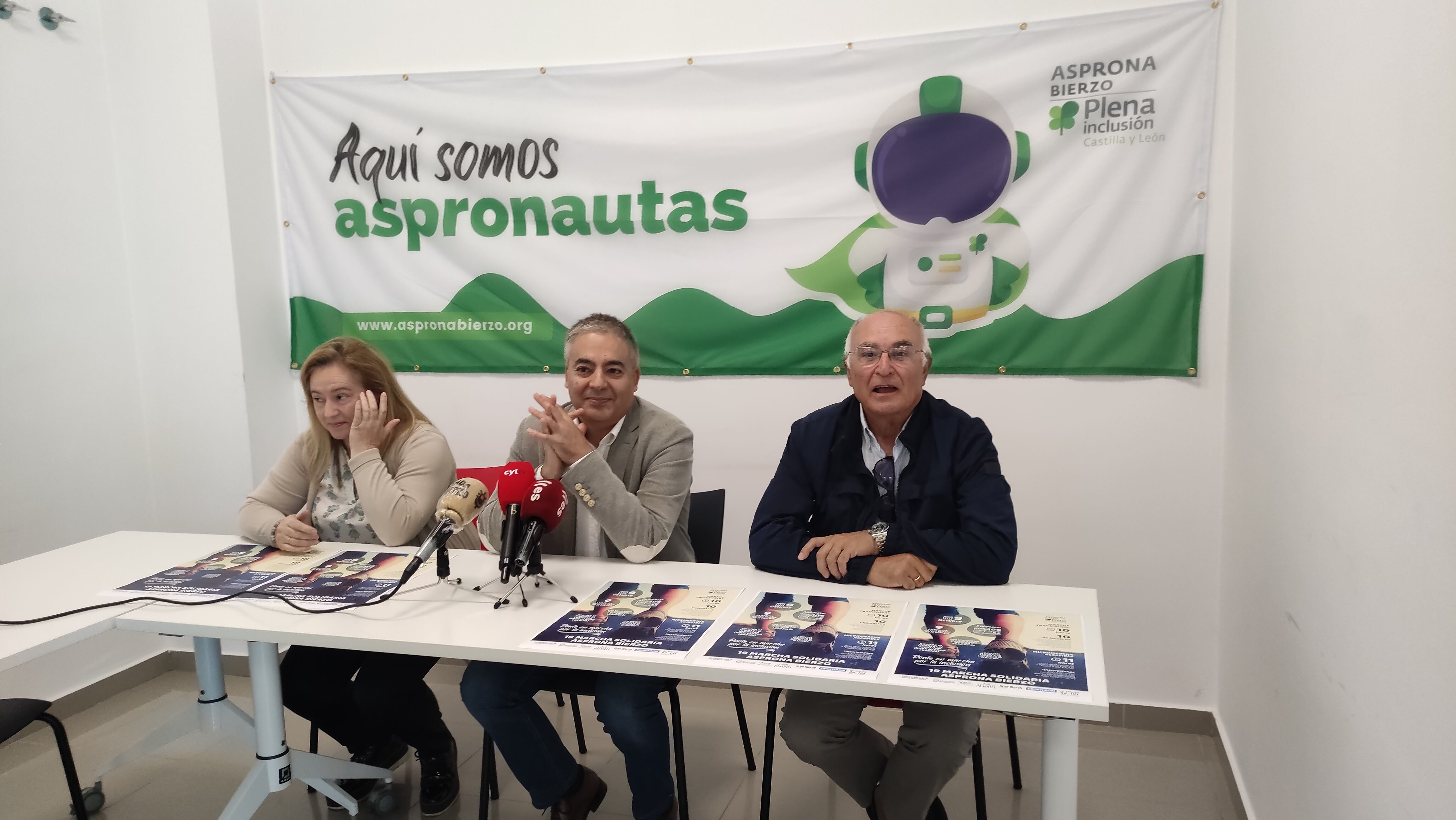 Presentación de la marcha solidaria de Asprona Bierzo