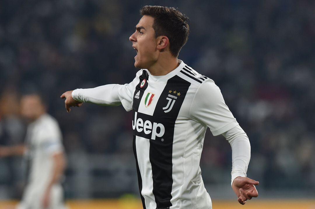 Paulo Dybala durante un encuentro con la Juventus