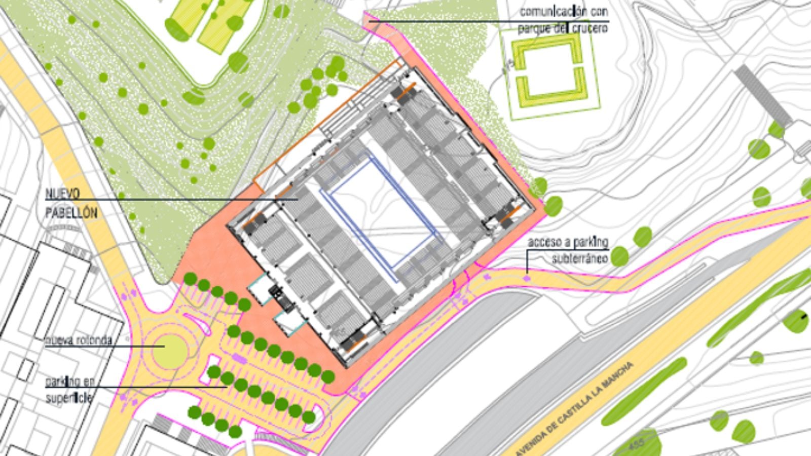 Así será el nuevo pabellón multiusos en la ciudad de Toledo