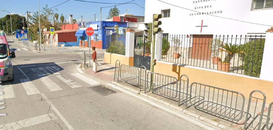 Zona donde se realizarán las obras