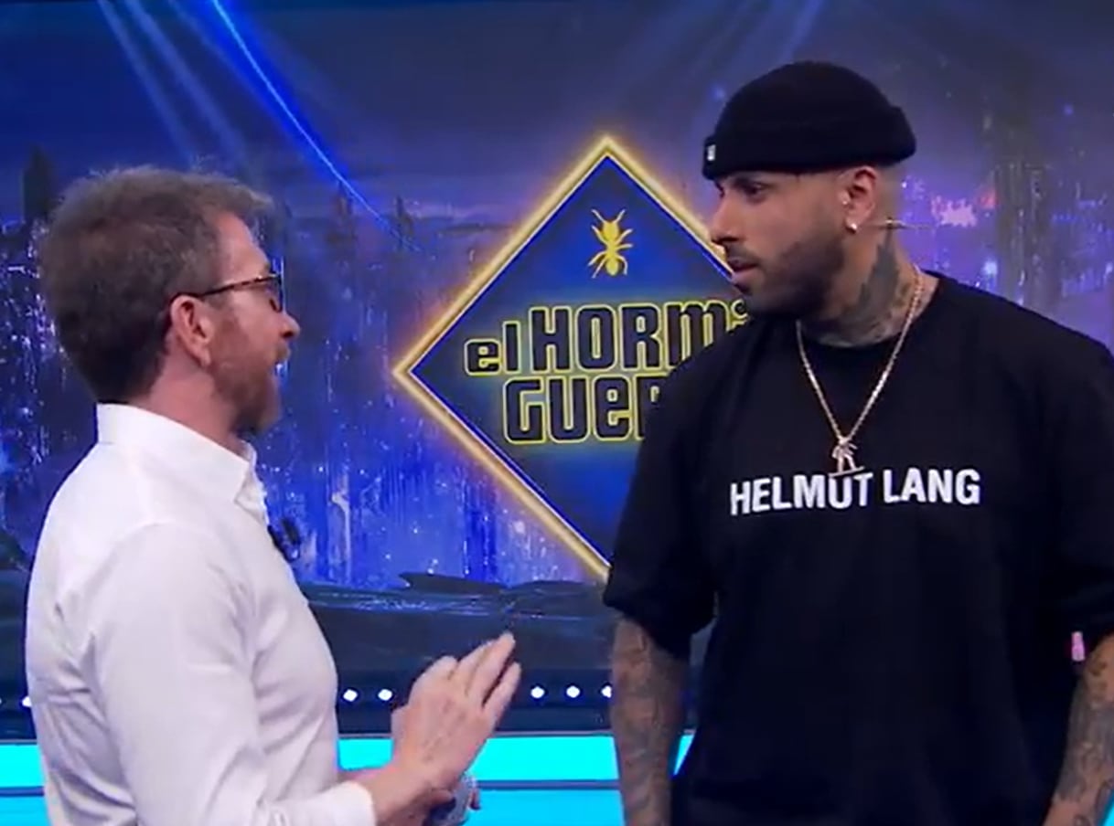 Pablo Motos y Nicky Jam en El Hormiguero.