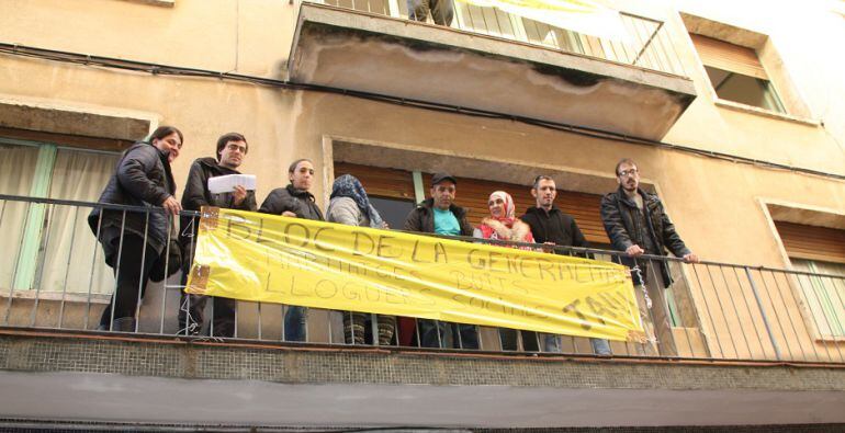 El pis ocupat és part del llegat que els germans Anllò van deixar a la Generalitat.