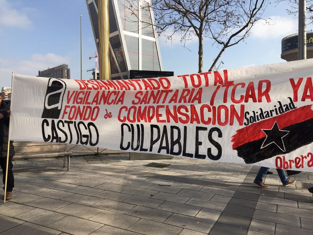 Los trabajadores han vuelto a concentrarse esta mañana en los juzgados de Plaza de Castilla