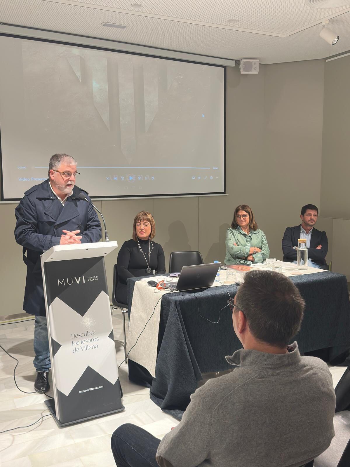 Momento de la intervención del alcalde
