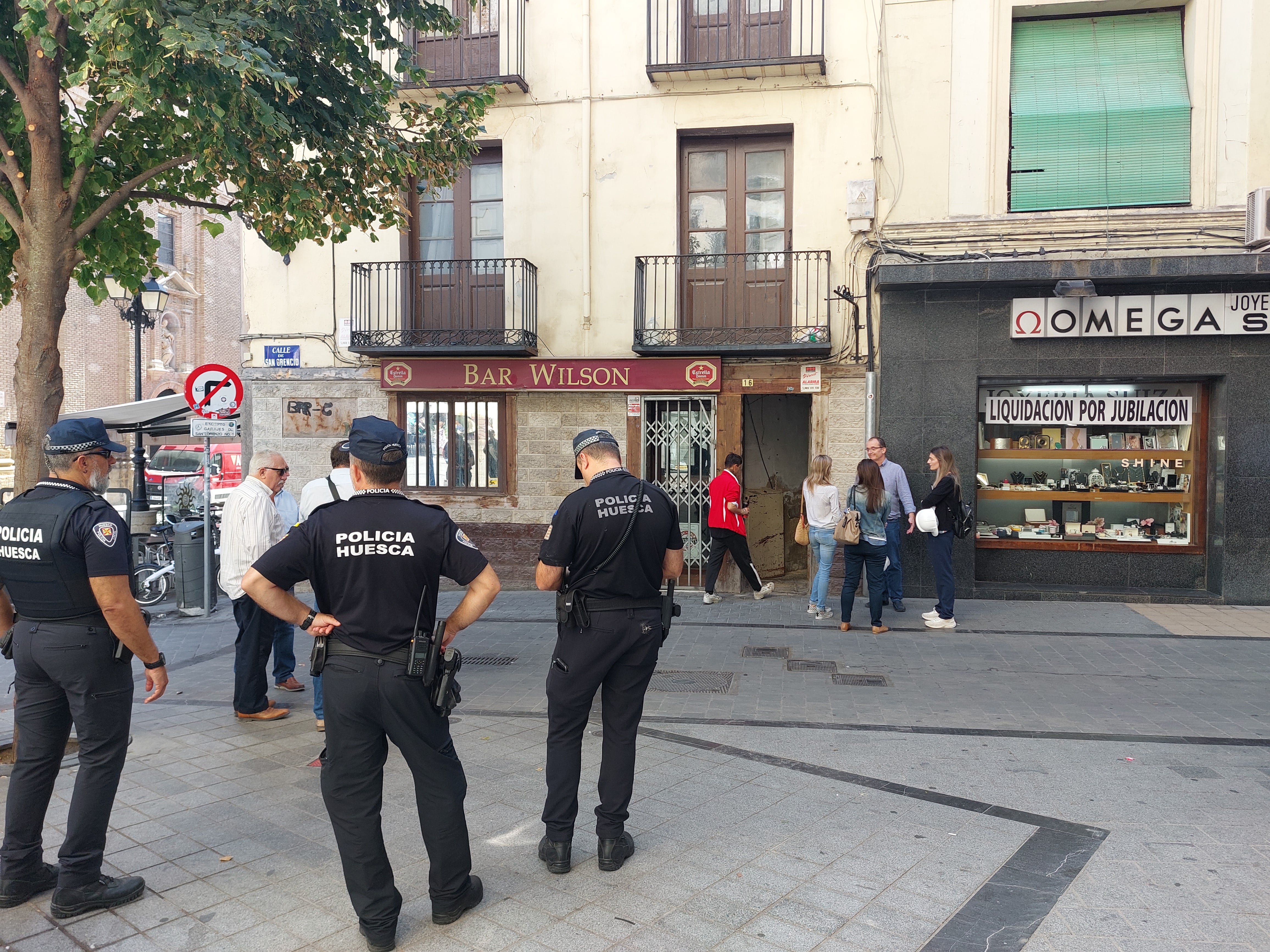 El edificio de la calle San Orencio ha sido desalojado