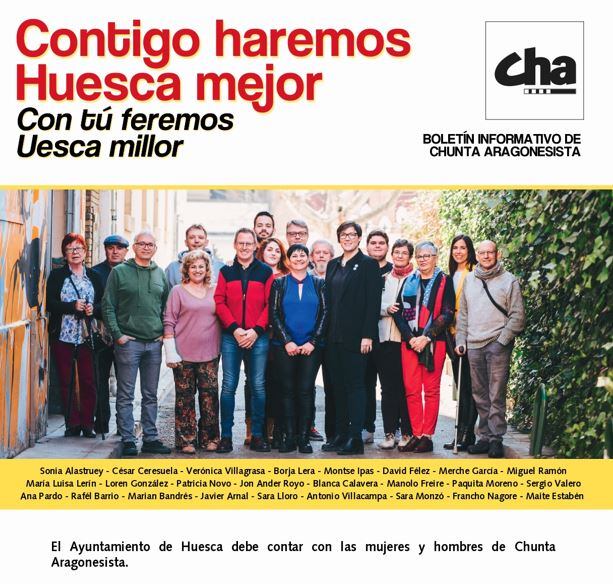 Portada del boletín informativo de CHA