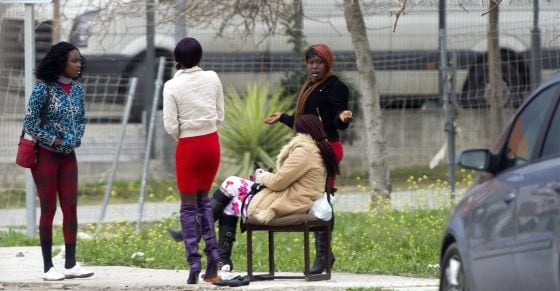 Prostitutas en el polígono Guadalhorce de Málaga