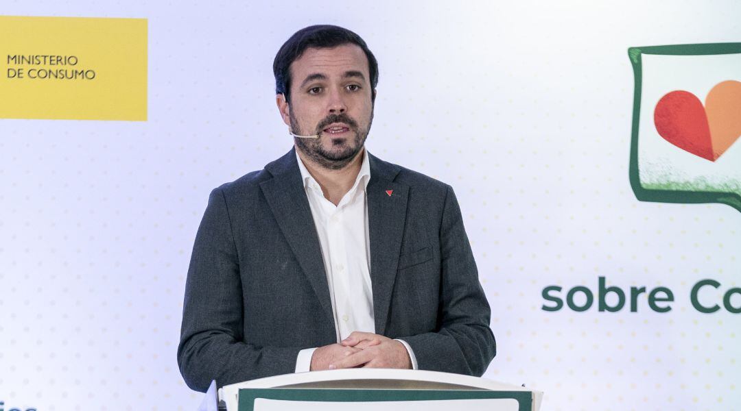 El ministro de Consumo, Alberto Garzón