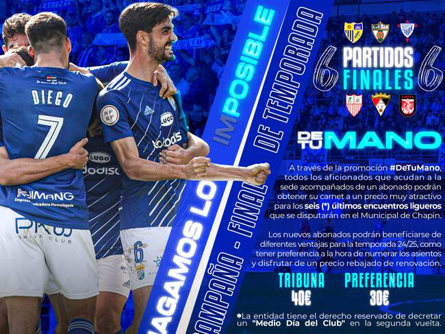 Cartel de la campaña lanada por el Xerez CD