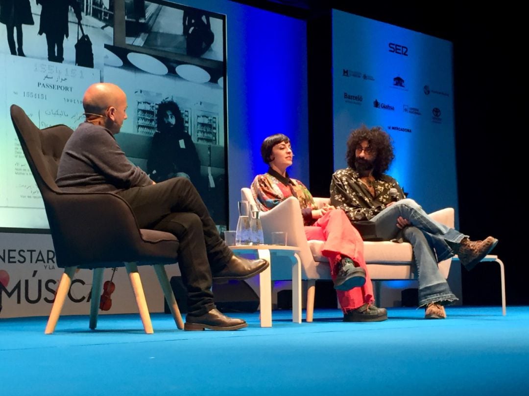 Luis Alegre, Nata Moreno y Ara Malikian