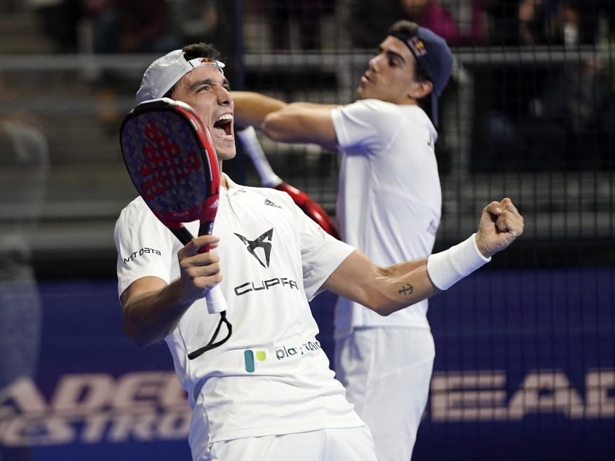 Juan Lebrón-Alejandro Galán, en el Estrella Damm Alicante Open 2022