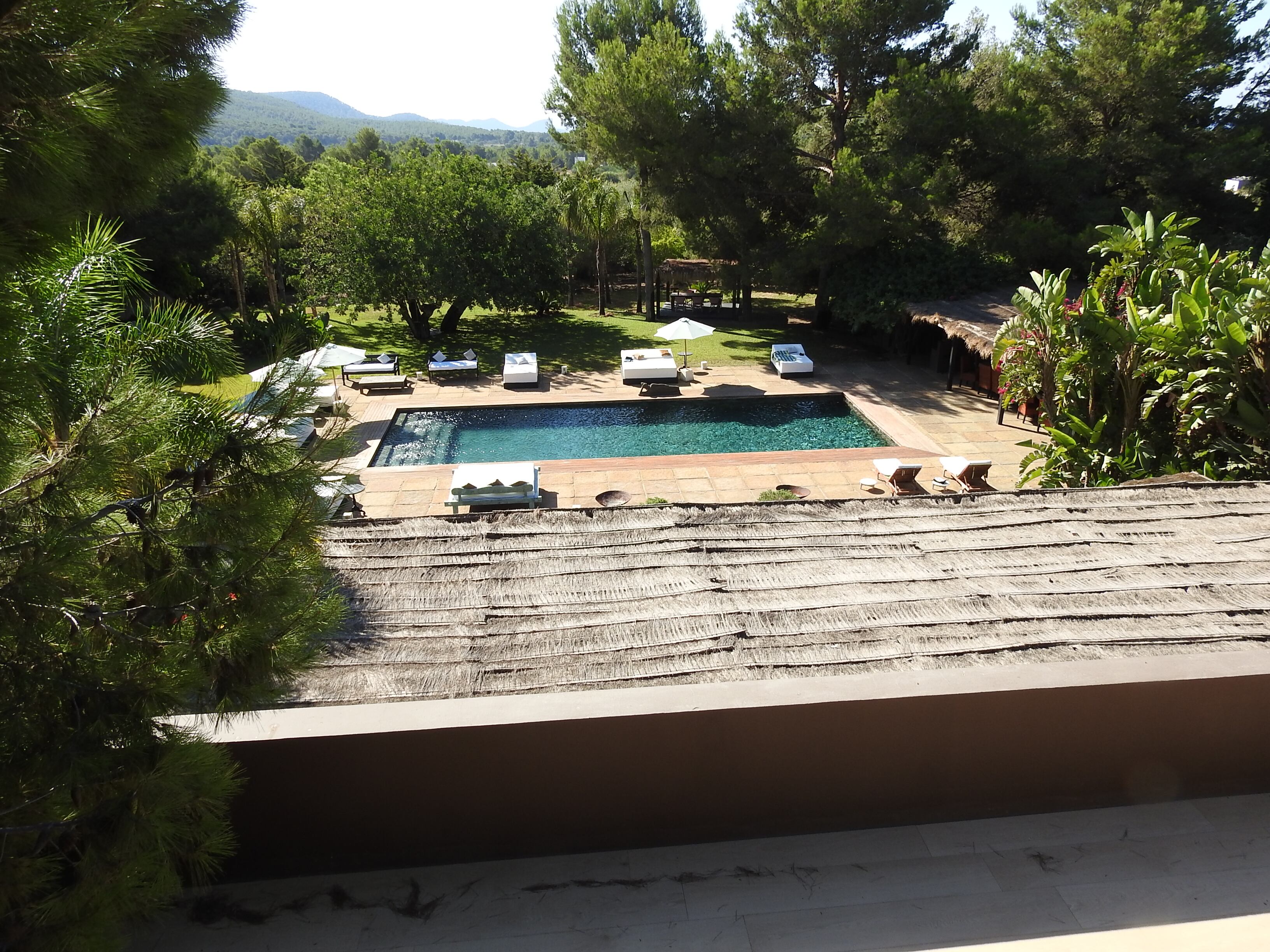 Una de las tres piscinas ilegales en una imagen del Ayuntamiento de Sant Josep