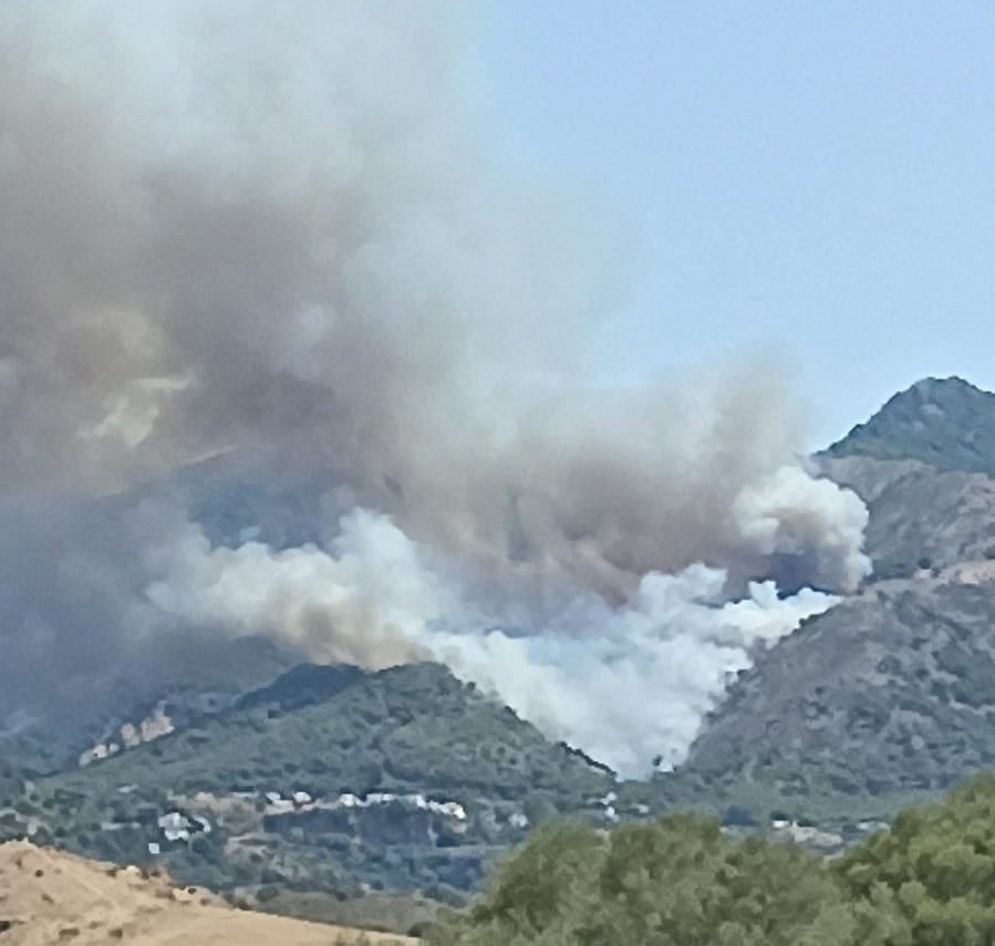 Incendio Higuerón Mijas