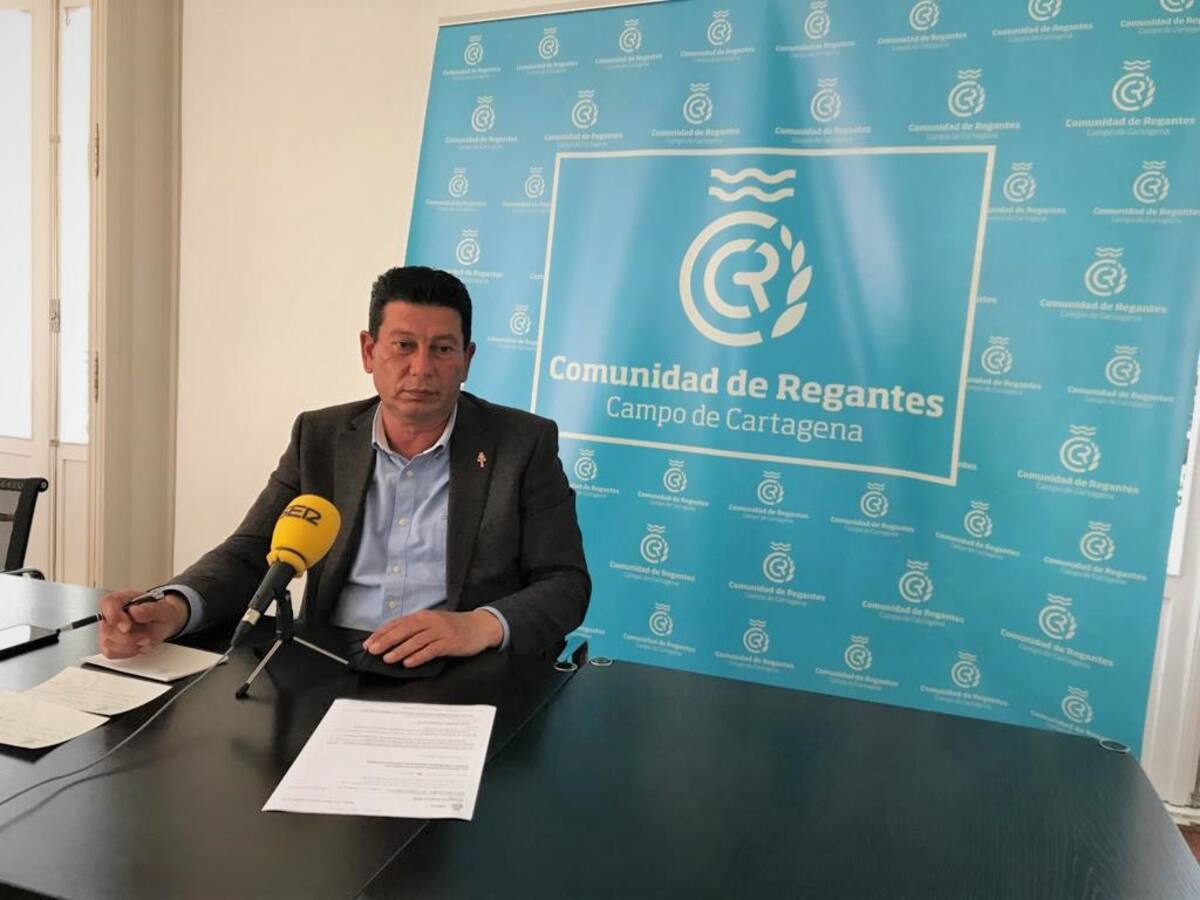 Manuel Martínez, presidente de la Comunidad de Regantes del Campo de Cartagena