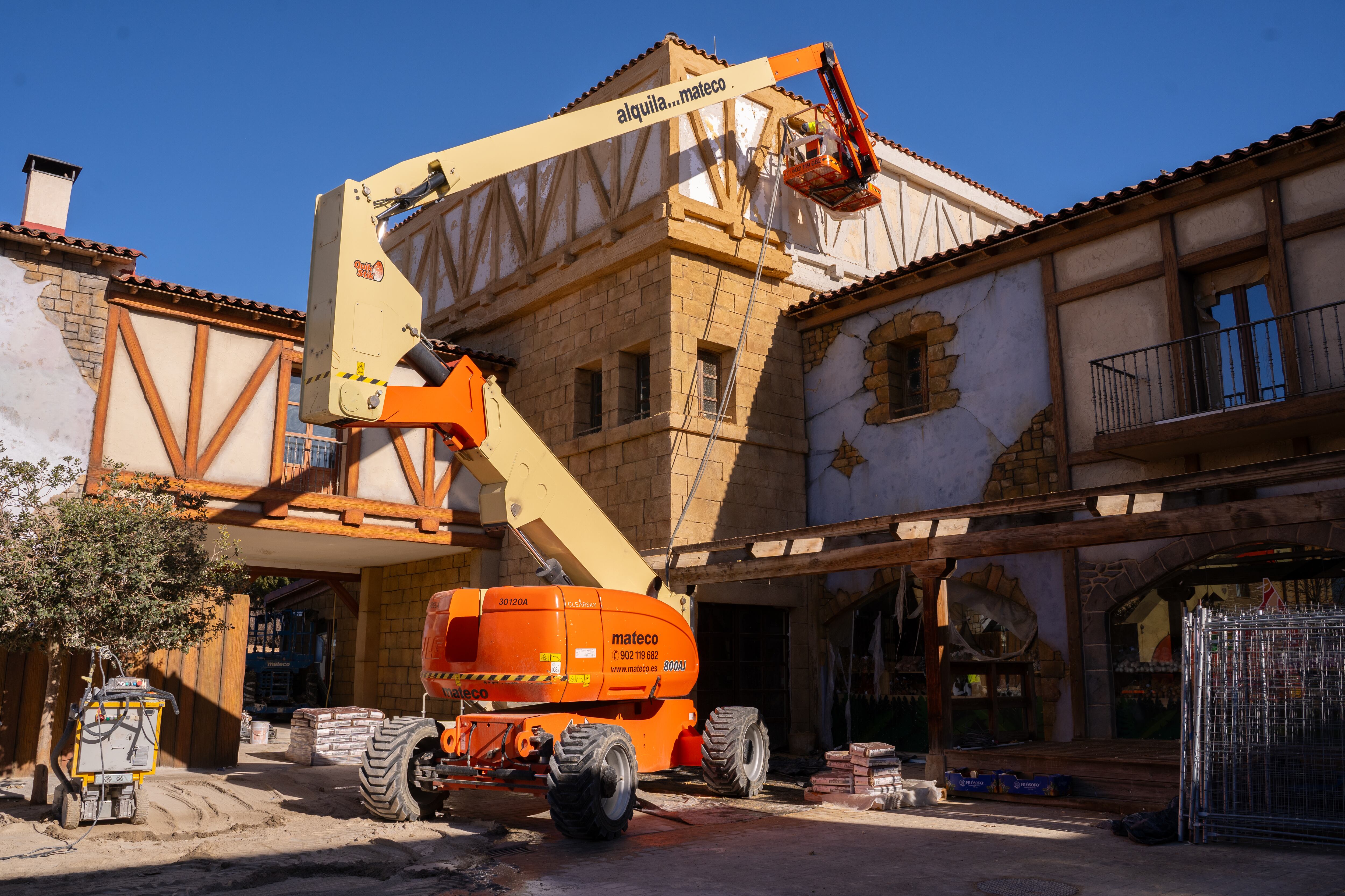 Obras de remodelación en Sendaviva durante el año 2023