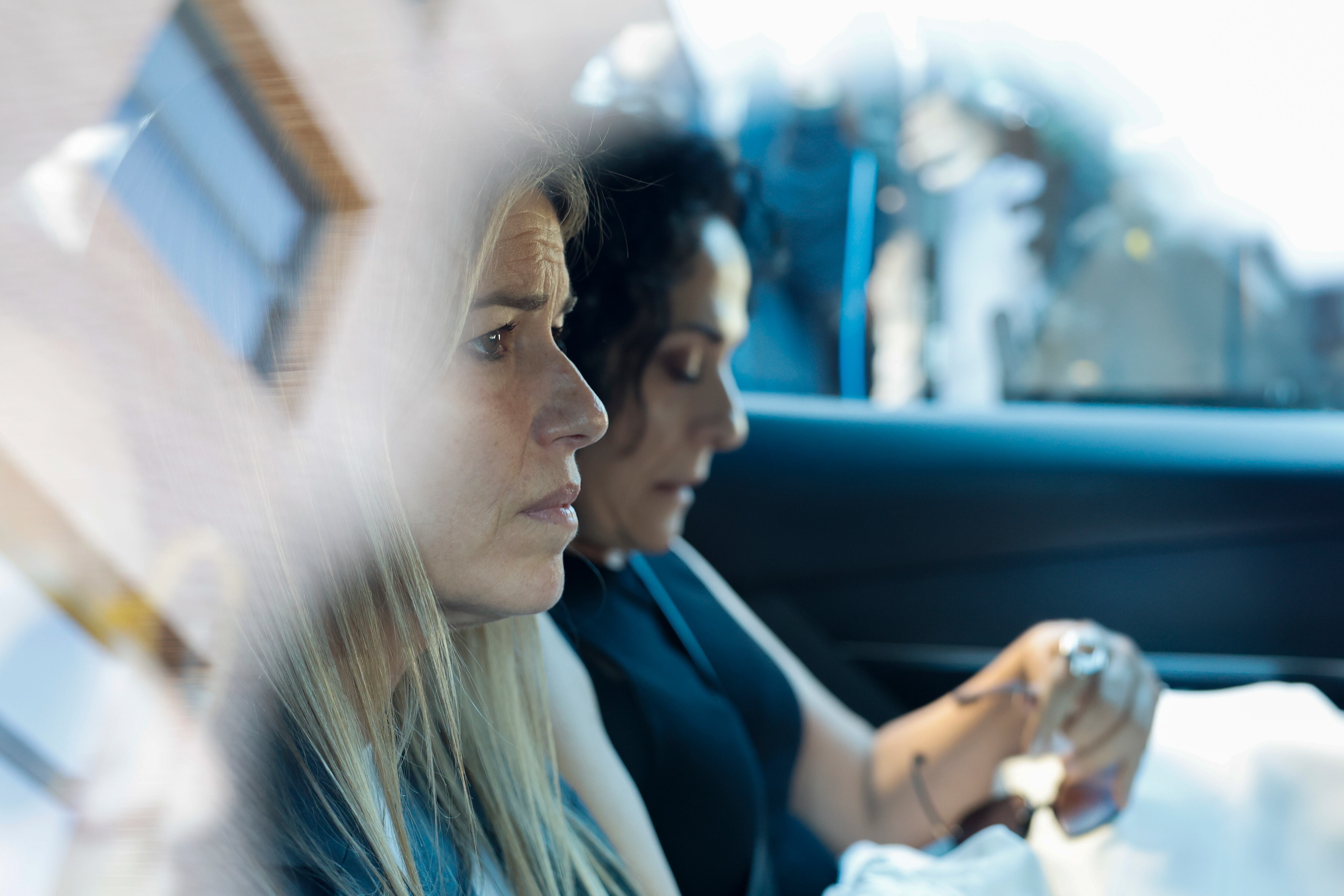 Maribel Vilaplana sale del juzgado de Catarroja tras testificar por el 29-O