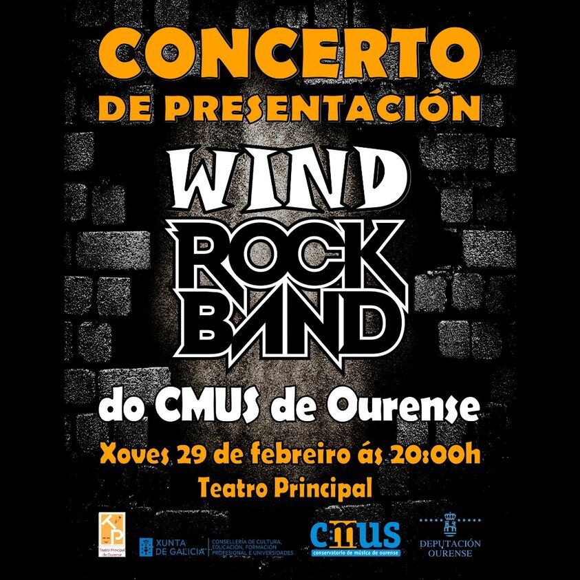 La Wind Rock Band se estrena en el Teatro Principal de Ourense