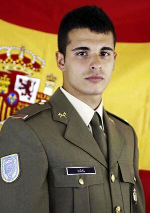 Imagen cedida por el Ministerio de Defensa del soldado español Aarón Vidal López, de 25 años, originario de Valencia