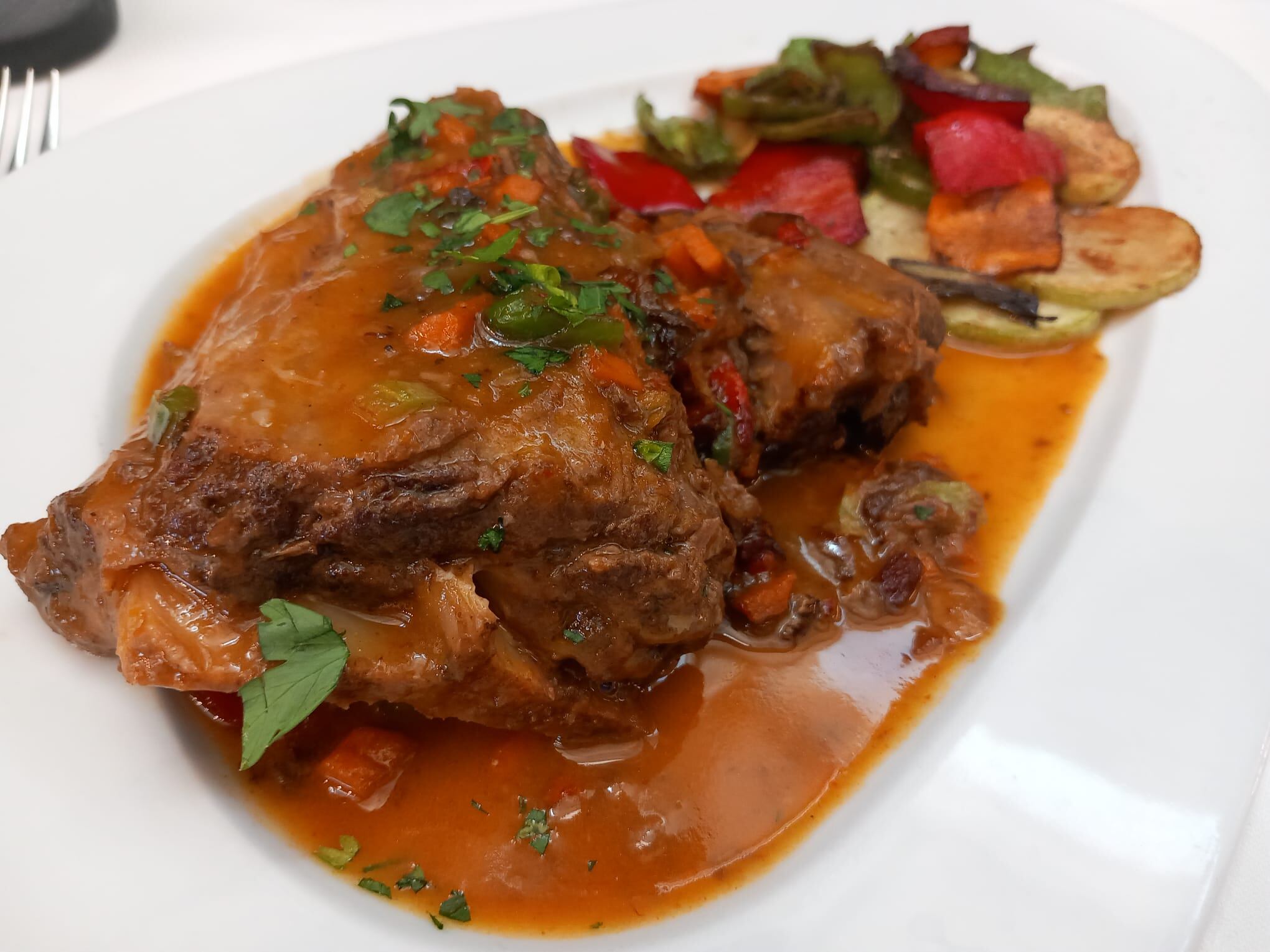 Cococha de atún al oloroso