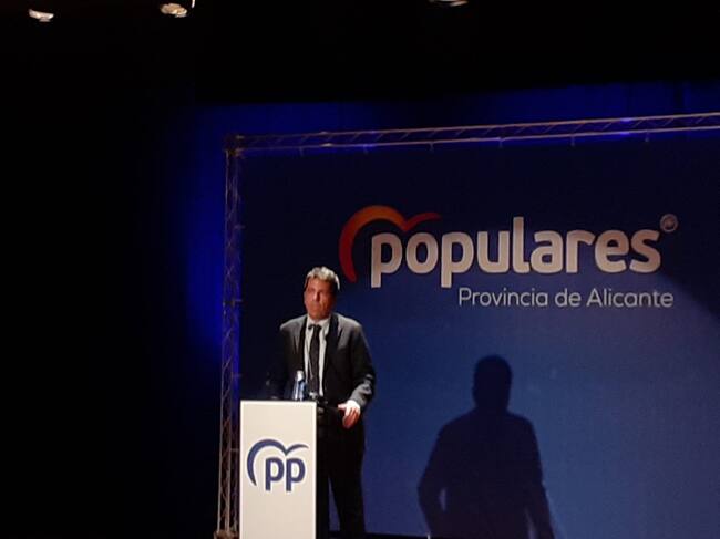 Carlos Mazón, durante el acto