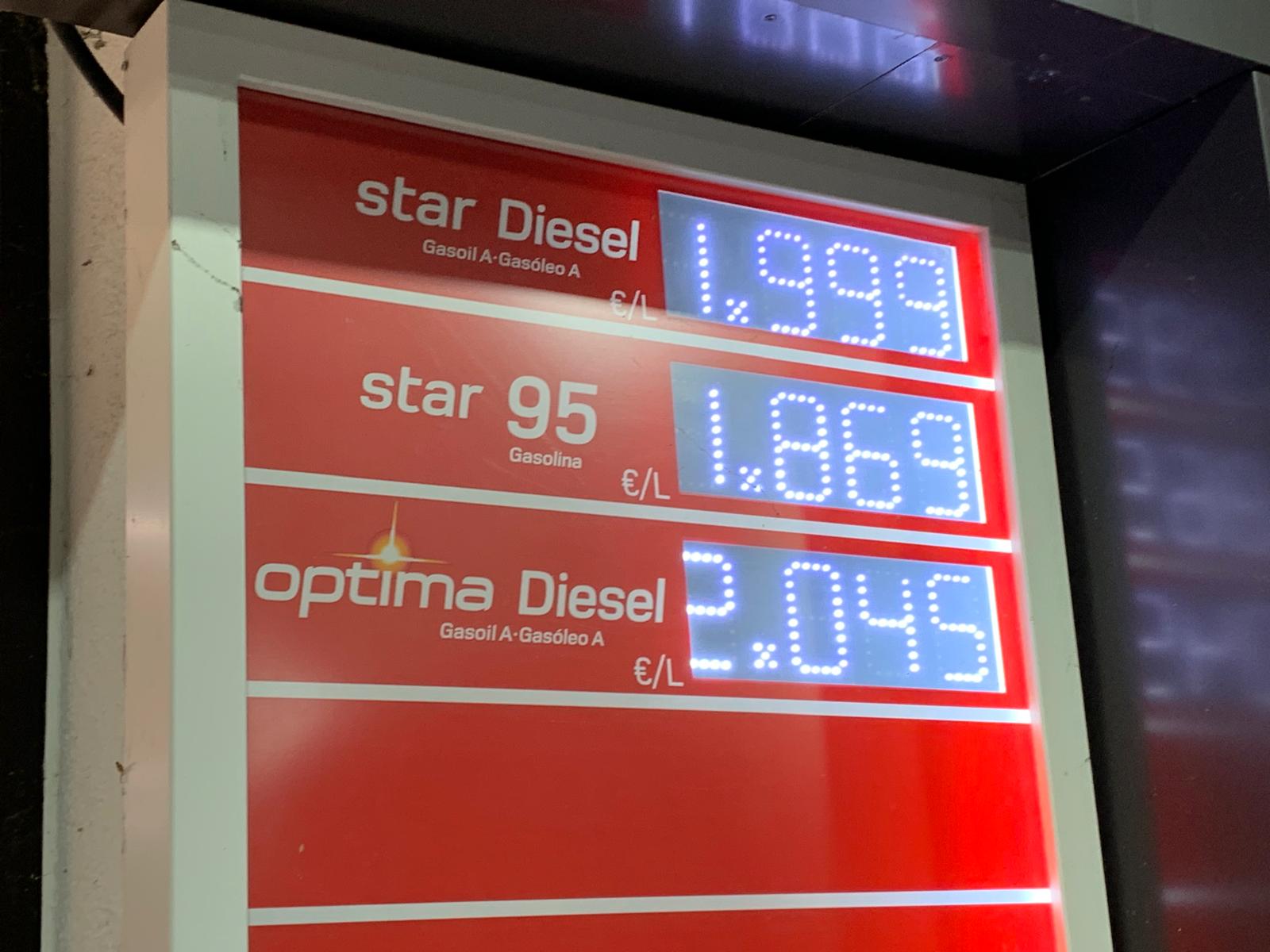 El incremento de los precios del gasóleo en el origen de la subida del IPC