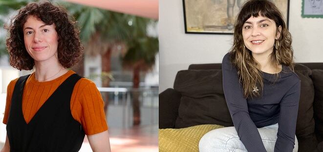 Andrea Morán y Adela Angulo (o (&quot;Adela por dios&quot;)