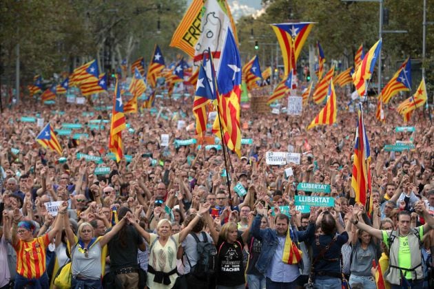 FOTOGALERÍA | Las imágenes de la concentración en Barcelona