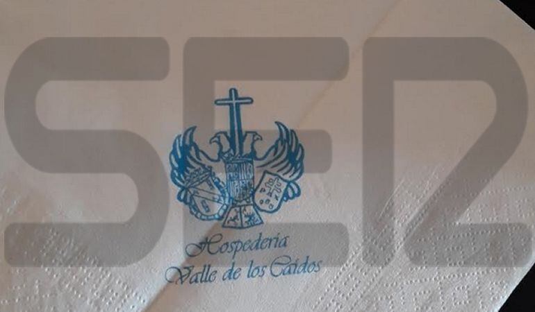 Servilleta de la Hospedería del Valle de los Caídos