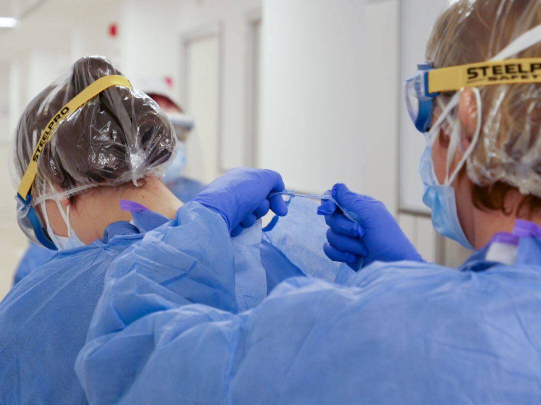 Profesionales sanitarios del Área de Salud